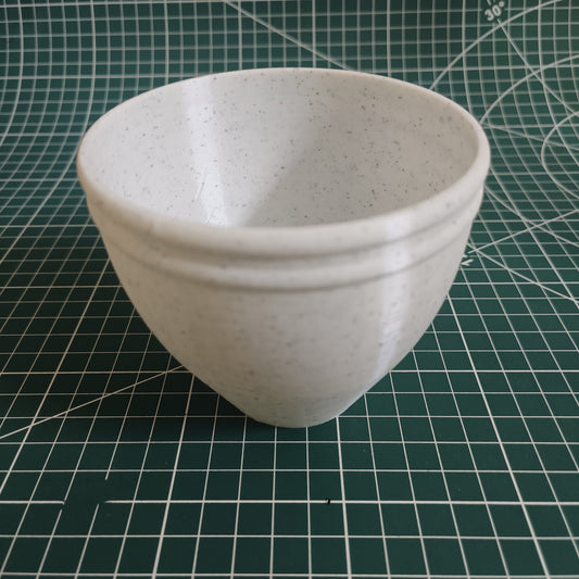 Elegant Double-Rim Tapered Flower Pot – Smooth Minimal Design for Modern Spaces