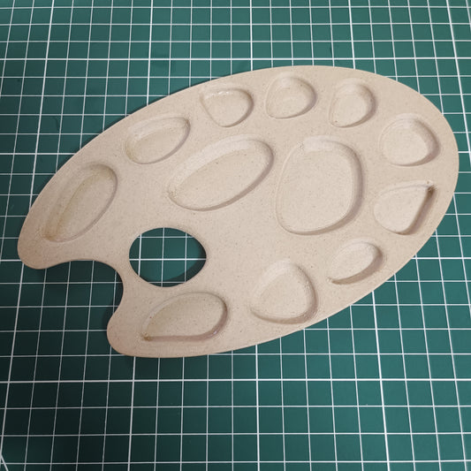 Artists Color Pallette Elliptical with 12 Color Bowls