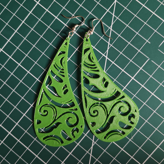 Leave Drop Shaped Earrings – Stylish Lightweight Earrings in Multiple Colors