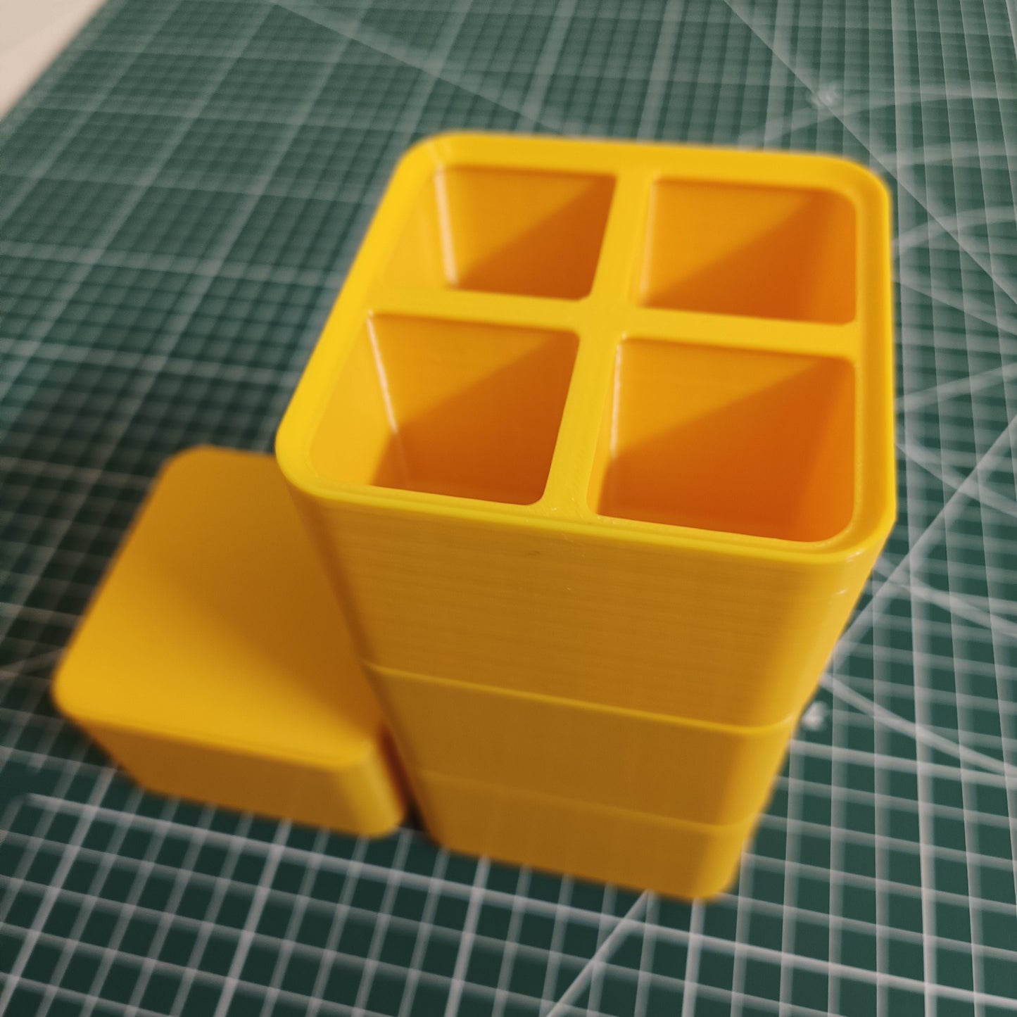 Compact Stackable Storage Boxes – 4-Piece Organizer Set