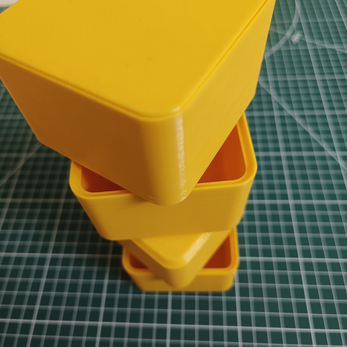 Compact Stackable Storage Boxes – 4-Piece Organizer Set