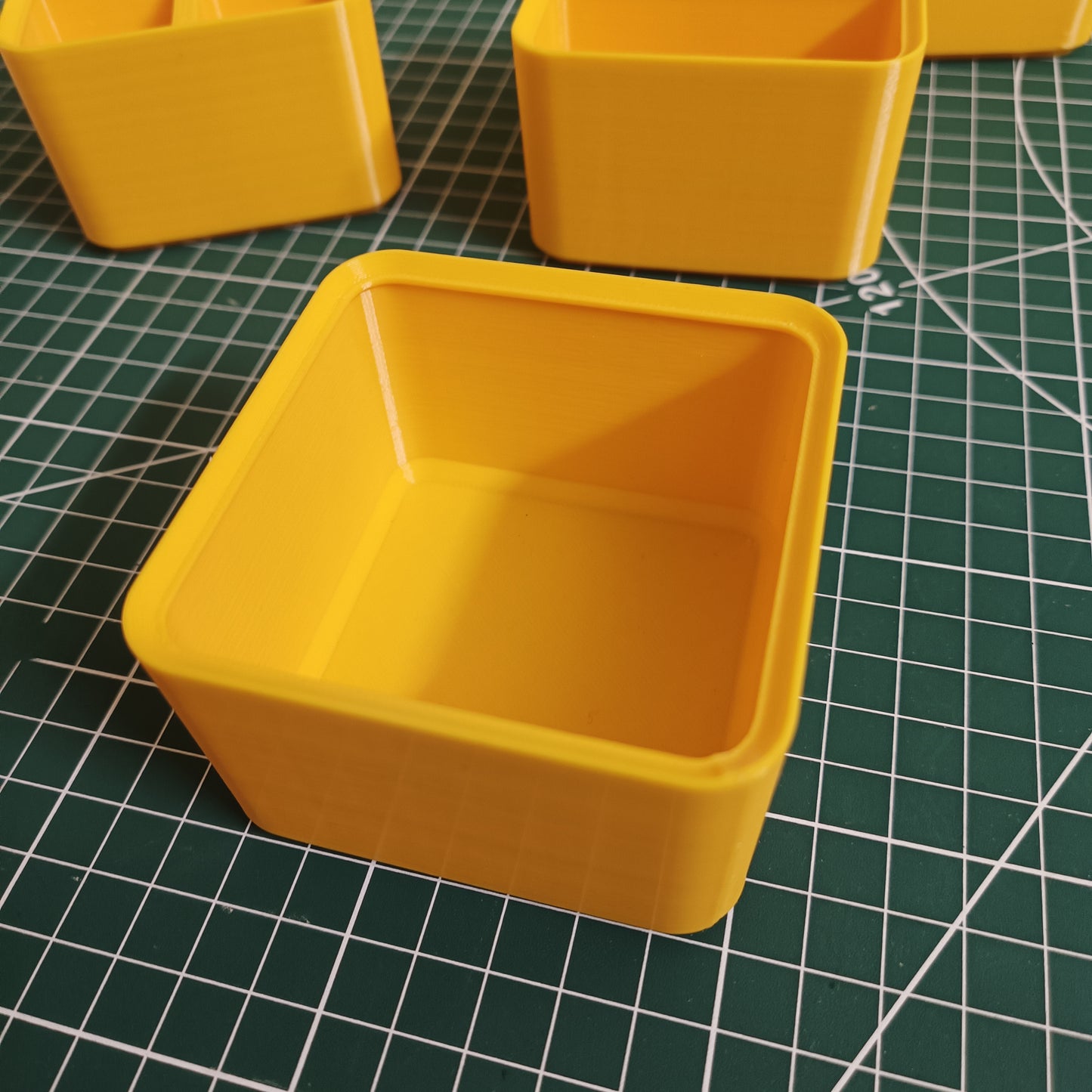 Compact Stackable Storage Boxes – 4-Piece Organizer Set