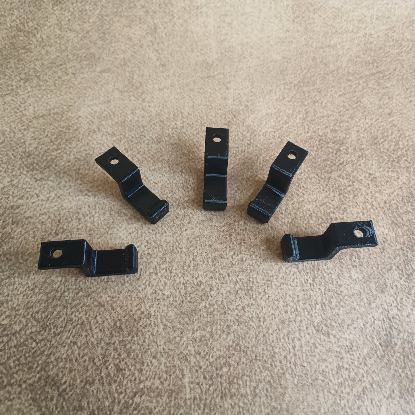 Under Table Hooks – Strong & Compact Hooks for Easy Space Saving Set of 5 (Up to 1.5 kg Load)