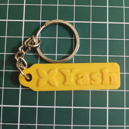 Customized Name Tag / Keychain with Name and Logo