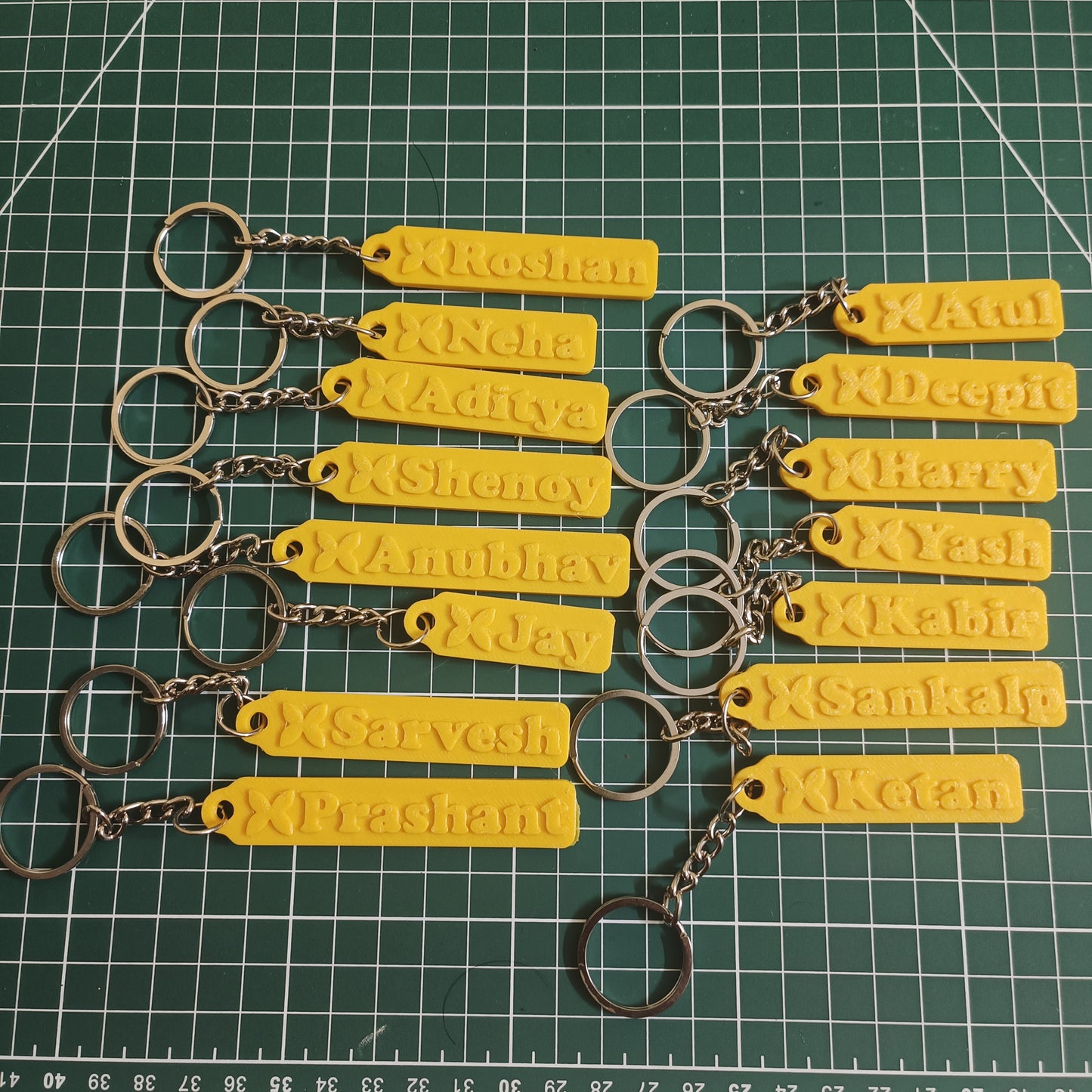 Customized Name Tag / Keychain with Name and Logo