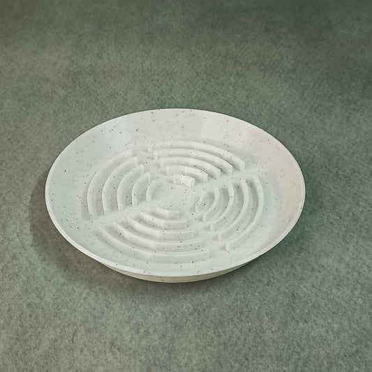 Raised Ripple Drainage Flower Pot Plate - Anti-Waterlogging Base for Planters