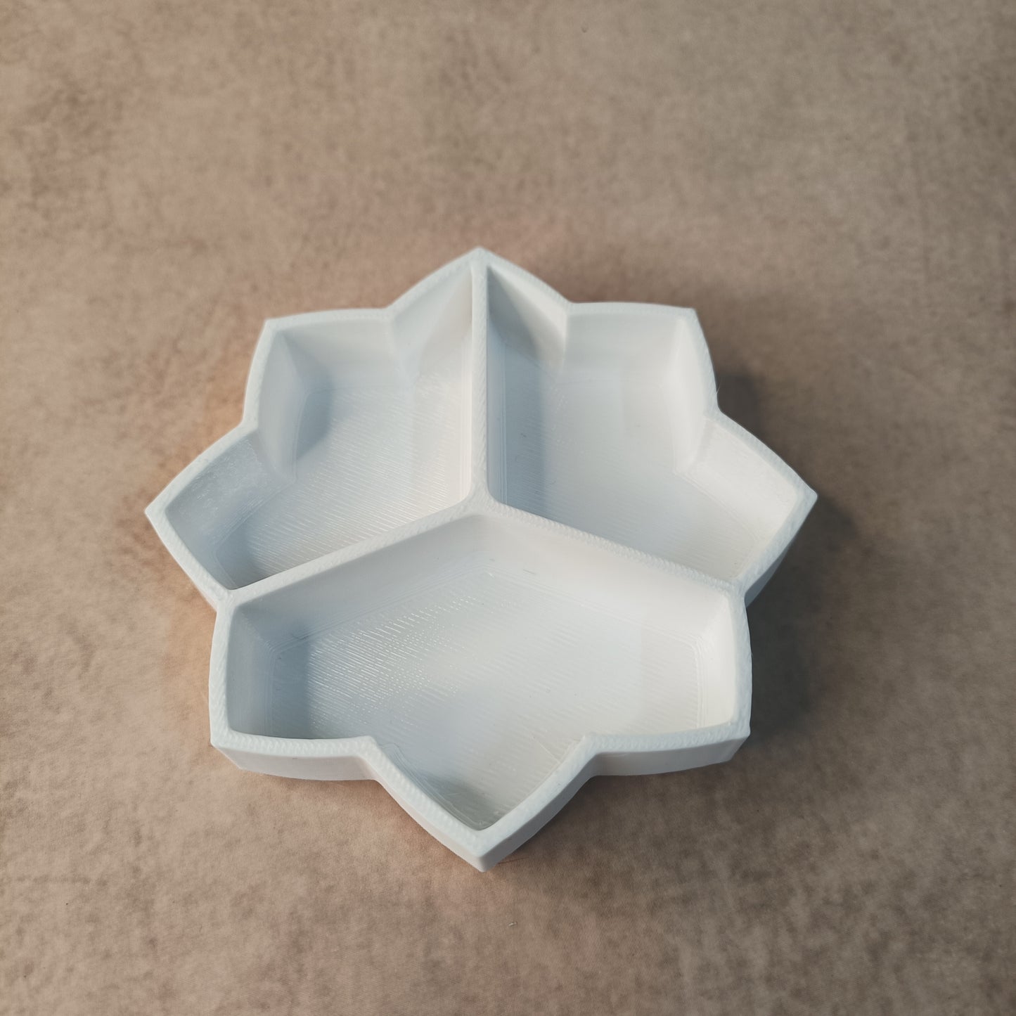 Haldi Kumkum Box - Cute Flower Petal Shaped for Home Temple & Idol Worship