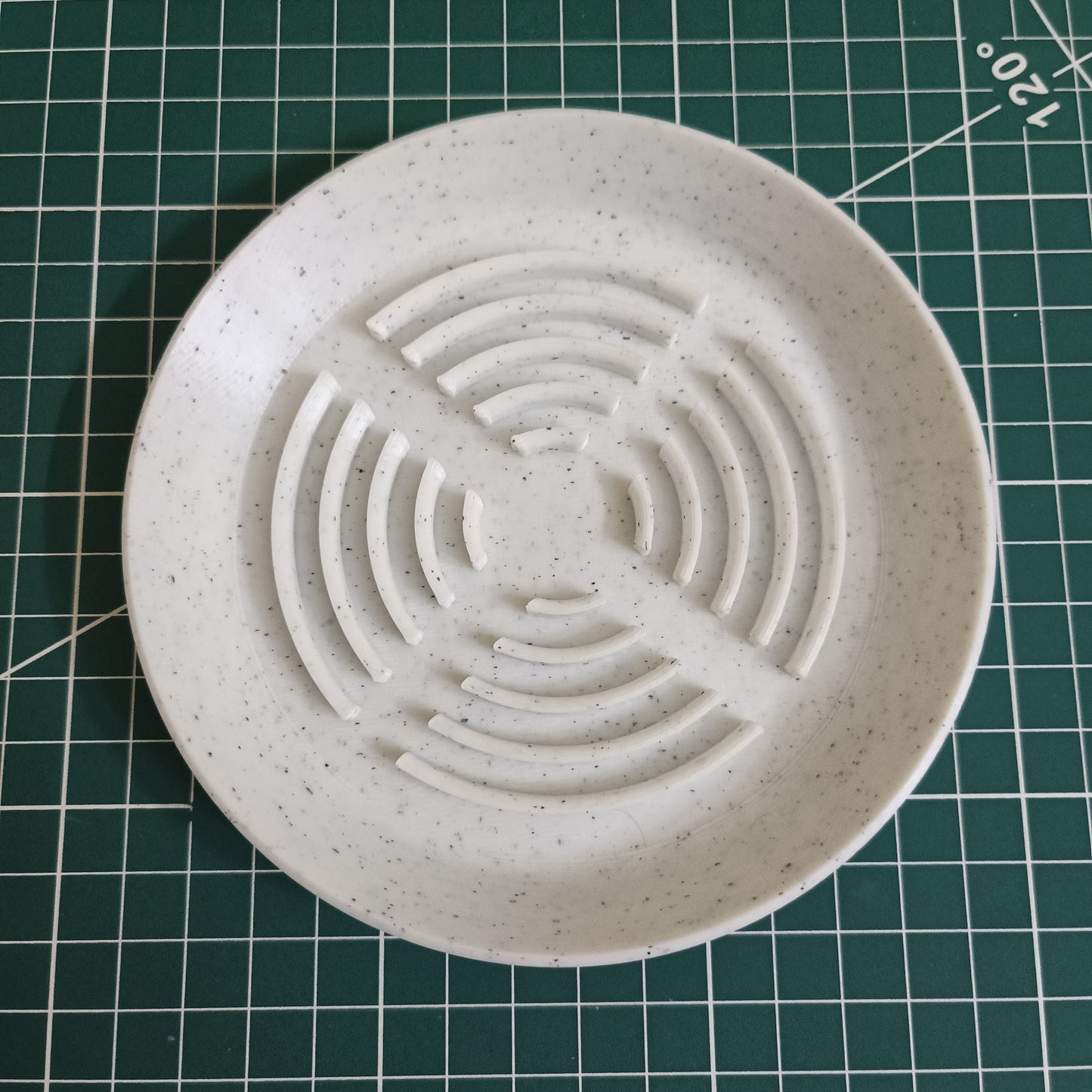 Raised Ripple Drainage Flower Pot Plate - Anti-Waterlogging Base for Planters