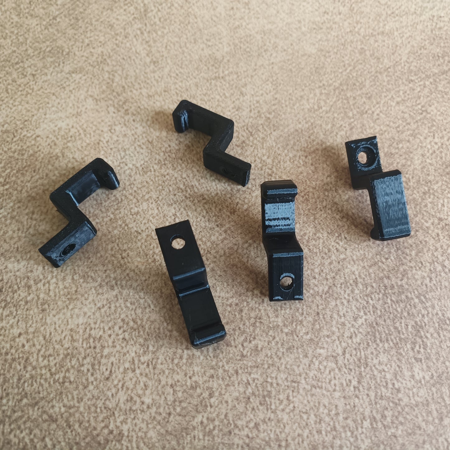 Under Table Hooks – Strong & Compact Hooks for Easy Space Saving Set of 5 (Up to 1.5 kg Load)