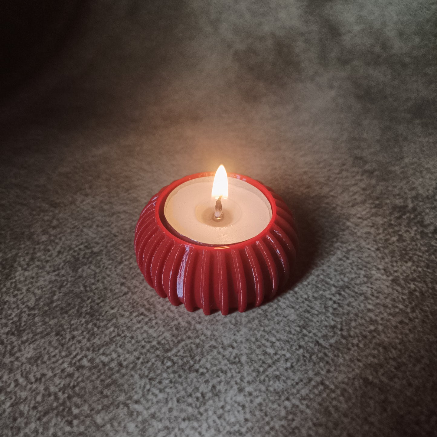 Tea Light Candle Holder for Home Decor | Small Tabletop Candle Stand | Minimal Desk Decor Accent