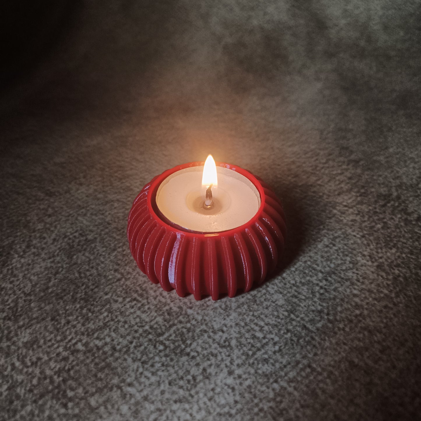 Tea Light Candle Holder for Home Decor | Small Tabletop Candle Stand | Minimal Desk Decor Accent